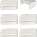 6 Packs Toilet Seat Hinge Cover Caps Compatible with Kohler 7315/7316 Toilet Seat Replacement Parts