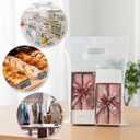 KEEPARTY 65PCS Clear Plastic Bags With Handles 15"x18" Perfect for Retail and Merchandise Clear Gift Bag for Boutiques and Small Businesses Gift and Trade Show Thank You Bags