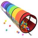 Extra-Large Play Tunnel for Toddlers 1-3 Years – Pop-Up Baby Crawl Tube, Sensory Activity, Indoor & Outdoor Kids Toy, Collapsible for Easy Storage