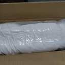 EASELAND Oversized Queen Down Alternative Comforter, White, 98x98