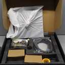 Baetuy Black Shower System, Shower Faucet Set Bathroom Square Rain Shower Head and Handle Set, Wall Mounted Shower Fixtures With Shower Valve and Trim Kit 10 inch Matte Black