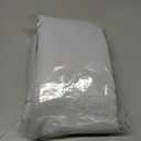 ChrisDowa Small Window Curtains 50 inches Long for Bedroom - Grommet Short Thermal Insulated Room Darkening Curtains for Kitchen (2 Panels, Greyish White, 29 x 50 Inch)