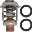 393659 Thermostat & Seals Kit for Johnson Evinrude 5-235 HP Outboard Motor Engine Replacement 5005440 8330720 777260 Sierra 18-3543 Stainless Steel