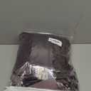 Hiasan French Door Curtains Privacy, Rod Pocket Semi Sheer Front Curtain for Door Window, 1 Panel (Chocolate, W 24 inch x L 72 inch) Purple