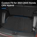 otoez Cargo Trunk Liner for Honda CRV 2023 2024 2025 Hybrid, TPE Rubber in Lower Position Rear Trunk Mat, All Weather Cargo Mat Custom Fit Honda CR-V 2023-2025 Accessories, Black