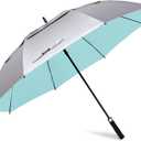 G4Free 47/54/62/68 Inch UV Protection Golf Umbrella Auto Open Vented Double Canopy Oversize Extra Large Windproof Sun Rain Umbrellas