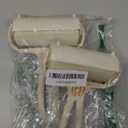 Reusable Lint Roller 2 Pack, Washable Gel Sticky Lint Roller for Pet Hair, Small Travel Size Portable Lint Roller with Handle, Hanging Hole & Dust Cover, Beige