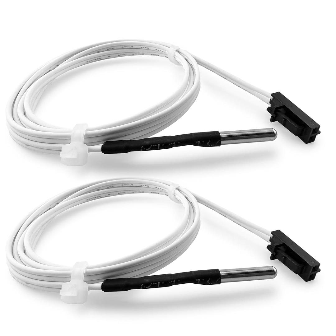 2Pcs Prusa MK3s+ Thermistor, 3D Printer NTC 100K 3950 Prusa MK3 Thermistor, Prusa i3 mk3s+ Hotend Thermistor Compatible for E3D Prusa i3 MK3 MK3+ Prusa MK3S Prusa Mini 3D Printer Hotend,
