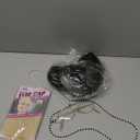 S-noilite 7PCS Old Lady Wig Set,Gray Bun Realistic Style Grandma Costume Wig for 100 Days of School Cosplay Halloween Party(Granny Wig/Cap/Glasses/Glasses Chain/Necklace/Bracelet/Earrings)