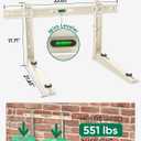 Plusluck Mini Split Wall Mounting Bracket for 9000-36000 BTU AC Units | Mini Split Bracket for Outside Up to 551LBS, Anti-rust Coating for Ductless Minisplit Air Conditioner/AC/Heat Pump