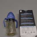 GROSMIMI Spill Proof no Spill Magic Sippy Cup with Straw with Handle for Baby and Toddlers, Customizable, PPSU, BPA Free 10 oz (Aqua green)