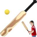 Kisangel Kids Cricket Set with Bat and Ball Interactive Indoor and Outdoor Sports Toy for Children Parent-Child Backyard Game to Develop Coordination and Social Skills