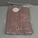 ANRABESS Women's 2 Piece Outfits Sweater Skirt Sets Casual Long Sleeve V Neck Ribbed Knit Tops Midi Dress 2025 Fall Fashion Light Purple Small (S)