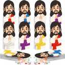 Marspark 20 Pcs Easter Jesus Gift Bags Bulk Christian Religious Paper Candy Goodies Treat Bags for Resurrection Nativity Church Sunday School Vbs Party Favors Supplies Decoration