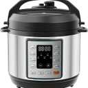 OLIXIS 10-In-1 Electric Pressure Cooker, 3 Quart Multi Cooker for Rice, Stew and Steam, Small Programmable Stainless Steel Pot with Slow Cook Function and Ceramic Inner Pot