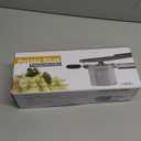 Potato Ricer, Stainless Steel Fruit and Vegetables Masher Food Ricer Large Capacity with 3 Interchangeable Discs & Inner Cup