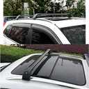 Black Cargo Racks for 2007-2015 Audi Q7 Roof Rack Cross Bars Rail Luggage Carrier Lockable Accessories