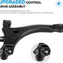 Front Lower Control Arm w/Ball Joint for Buick Allure & Lacrosse 05-09, Chevy Impala 00-13, Venture 97-05, Oldsmobile Intrigue 98-02, Pontiac Montana 99-06, 2Pcs Suspension Kit K80539 K80538