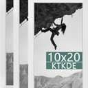 KTKDE 10x20 Picture Frame Wooden White 3 Pack,Poster Frame with Polished Plexiglass, Studio Gallery Wall Hanging Posters & Best gift