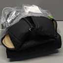 Elantrip 2PCs Front Car Seat Covers Leather Water Proof Seat Protector Universal fit for Most Cars SUVs and Trucks Black