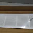 24"Wx6"H Duct Opening Return Air Grille,Air Return Vent Cover Grill for Sidewall and Ceiling,Solid Steel AC Vent Cover HVAC Cold Air Intake Grille Without Filter House,Outer Dimension:25.75WX7.75"H