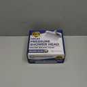 High Pressure Shower Head - Anti-Clogging Silicone Nozzles - 2.5 GPM Removable Restrictor - Easy to Clean Adjustable Replacement - easy to install with Plumbers Tape - 6 inch - Brushed Nickel Finish