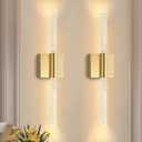 28 Battery Operated Wall Sconces Set of 2, 8000mAh Rechargeable Battery Powered Wall Light with No Hardwired, Extra Large Dimmable Led Lamp Fixtures for Bathroom Cabinet Study Room, Gold