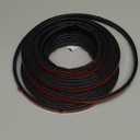 Car Door Seal Strip, 98.4 Feet Long Self Adhesive Auto Rubber Door Weather Stripping Draft Seal Strip with Double Hole, auto Weather Stripping Edge Protector for Car Window, Door and Engine Cover