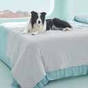 Bedsure Premium Cooling Blanket for Extra Large Dog - Q-MAX>0.5, Breathable Summer Washable Cold Pet Mat, Soft Durable Self Cooling Dog Mat for Hot Weather, Pearl Grey, 50x60