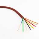 Thermostat Wire 18/8 18 Gauge 8 Conductor ETL 18-8 50 Feet Brown (18-8 Brown, 50Feet)