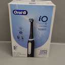 Oral-B iO Deep Clean Rechargeable Electric Powered Toothbrush, Black with iO Series 3 Limited, 2 Brush Heads and Travel Case - Pressure Sensor to Protect Gums - 3 Cleaning Settings - 2 Minute Timer (1 Count (Pack of 1))