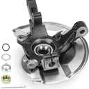Front Right Steering Knuckle & Wheel Bearing Hub Assembly for Jeep Compass 07-17, Patriot 2007-2017, Dodge Caliber 2007-2012, 4WD AWD FWD, 698-410, 698410, 510090, Passenger Side