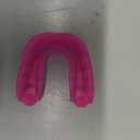 Shock Doctor Mouth Guard Sports, Hockey, Lacrosse, Baseball, Wrestling Moutguard, Gel Max Heavy Duty Protection & Custom Fit, Football Mouth Guard with Strap, Adult & Youth Mouthguard (Pink, Non-flavored)