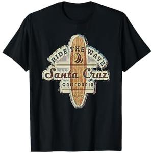 Santa Cruz, Surfer Surfboard Vintage Tshirt T-Shirt 2XL Gray