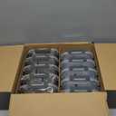 M MCIRCO 10-Pack,30 Oz Glass Meal Prep Containers 2 Compartments Airtight Lunch Bento Boxes with Lids, Glass Food Storage Containers, Microwave, Oven, Freezer and Dishwasher