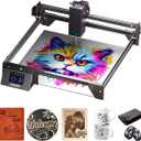 Longer RAY5 20W Laser Engraver,20000mW Output,32-bit Motherboard, 130W CNC Laser Cutter,App Offline Control, DIY Engraver Tool for Metal/Glass/Wood, Engraving Speed of 10000 mm/min