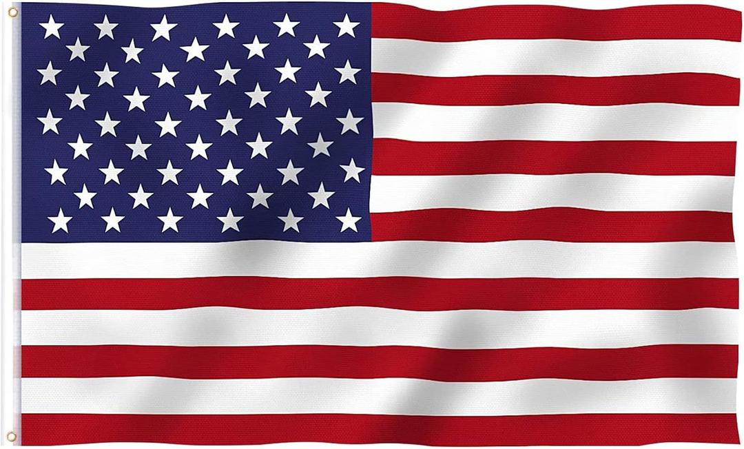 3x5 Ft American USA Flag Vivid Color Polyester Country Flag with Brass Grommets 2022 Qatar for Indoor Outdoor