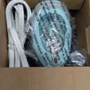 Mini Travel Steam Iron for Clothes with Dual Voltage, Temperature Control, Non-Stick Soleplate and Cord Storage, Ideal for Sewing, Quilting and Handcraft (Upgraded, Misty Green)