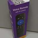 for Roku Voice Remote Control with 4 Shortcuts & Easy Setup, Voice Remote Replacement for Roku TV, Audio Devices, Most Players