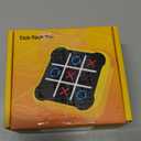 Tic Tac Toe Game, 3-in-1 Game Machine, Handheld Electronic Puzzle Games, Portable Travel Game for Trip, Office Break, Queue Time, Birthday Gift for Kids Adult (Yellow)