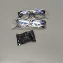 Gaoye 2-Pack of Reading Glasses - Blue-Light Filter, UV Protection - Readers with Rectangle Frames