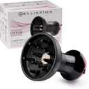 Bellissima Diffon Worldwide Diffuser Hair Dryer for Curly Hair - Dual Voltage 2-in-1 Blow Dryer with Diffuser - Reduces Frizz, Defines Curls, Volumizes - Lightweight, Easy Hold Handle