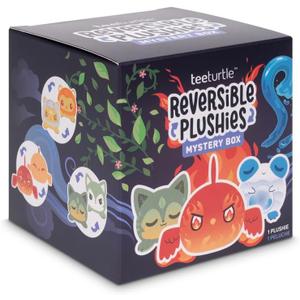 TeeTurtle Elements Series Reversible Plushie Mystery Box - 3-Inch Mini Two-Sided Blind Box Plush with Embroidered Details - Cute Collectible Surprise Toy for Kids, Teens, and Adults