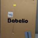 Babelio Baby Gate for Stairs & Doorways, 26-43" W 34" H Extra Tall| No Bottom Bar| Easy Installation| One-handed Operation| Auto-close| Hardware Mount (Drill Needed) Safety Dog/Pet Gate Indoor (White)