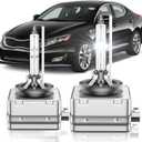Fit for 2011-2015 Kia Optima Limited Hybrid SX Turbo D1S HID Xenon Headlight Bulbs, High Low Beam Light Bulb, 6000K Cool White, Pack of 2