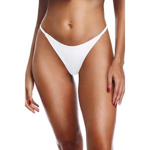 Zmart Women Thong Bikini Bottoms G String Sexy Low Waist Swimsuit Bottom Brazilian Cheeky Bathing Suit Bottoms, L