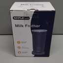 SIMPLETASTE Milk Frother, 4-in-1 Electric Milk Frother and Steamer, Automatic Warm and Cold Foam Maker and Milk Warmer for Latte, Cappuccinos, Dark Blue