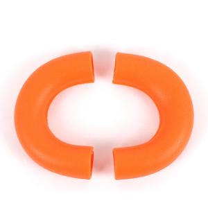 Rear Tow Hook Covers Compatible with Ford Ranger 2023 2024 2025 Accessories, Rubber Rear Bumper Tow Hook Protector Cover, 2Pcs (Orange)
