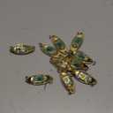 10 Pieces LED Fishing Lures Fishing Spoons Underwater Flasher Bass Halibut Flasher Saltwater Trolling Deep Drop Fishing Light LED Lighted Bait Flasher (2 x 0.8 Inch/ 5 x 2 cm)