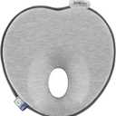 Babymoov Lovenest Organic Baby Infant Cushion, Pediatrician Designed Versatile, Comfortable, Machine-Washable Head and Neck Support, Baby Registry Must Have (Gray)